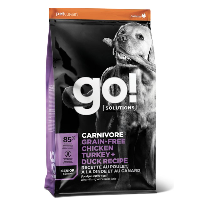 go! solutions carinore grain free ckicken, turkey, and duck recipe